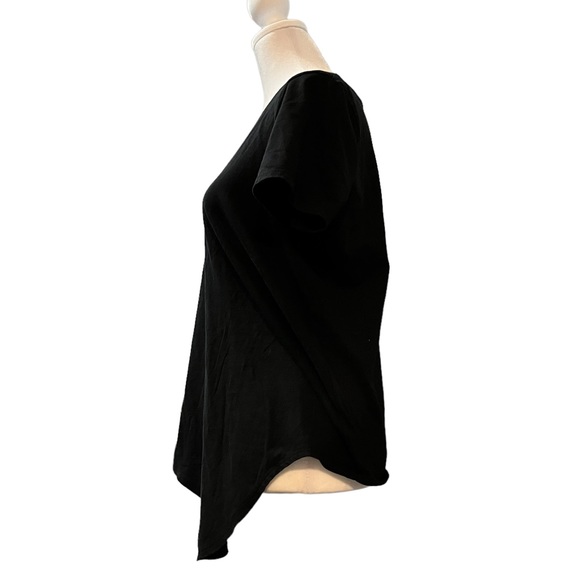 Madewell Tie Front Short Sleeve Cotton Top - Picture 5 of 9